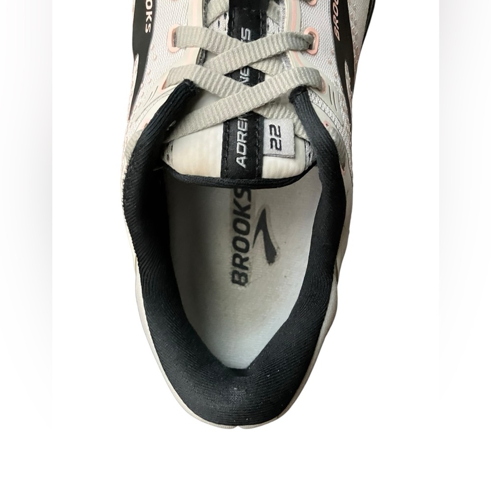 Brooks Adrenaline GTS 22 Women Gray Rose Black Running Sneakers Size 10.5 W - Picture 12 of 14